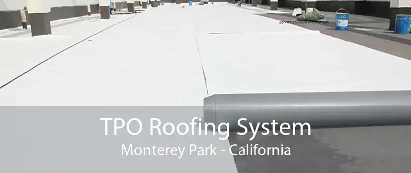 TPO Roofing System Monterey Park - California